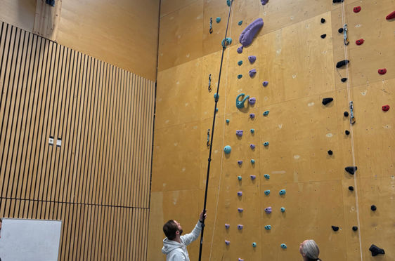 Klatreveggen på Tåsen