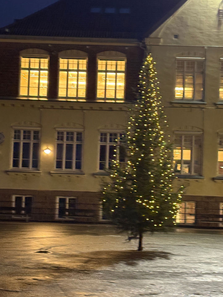 Julegranen lyser på Tåsen