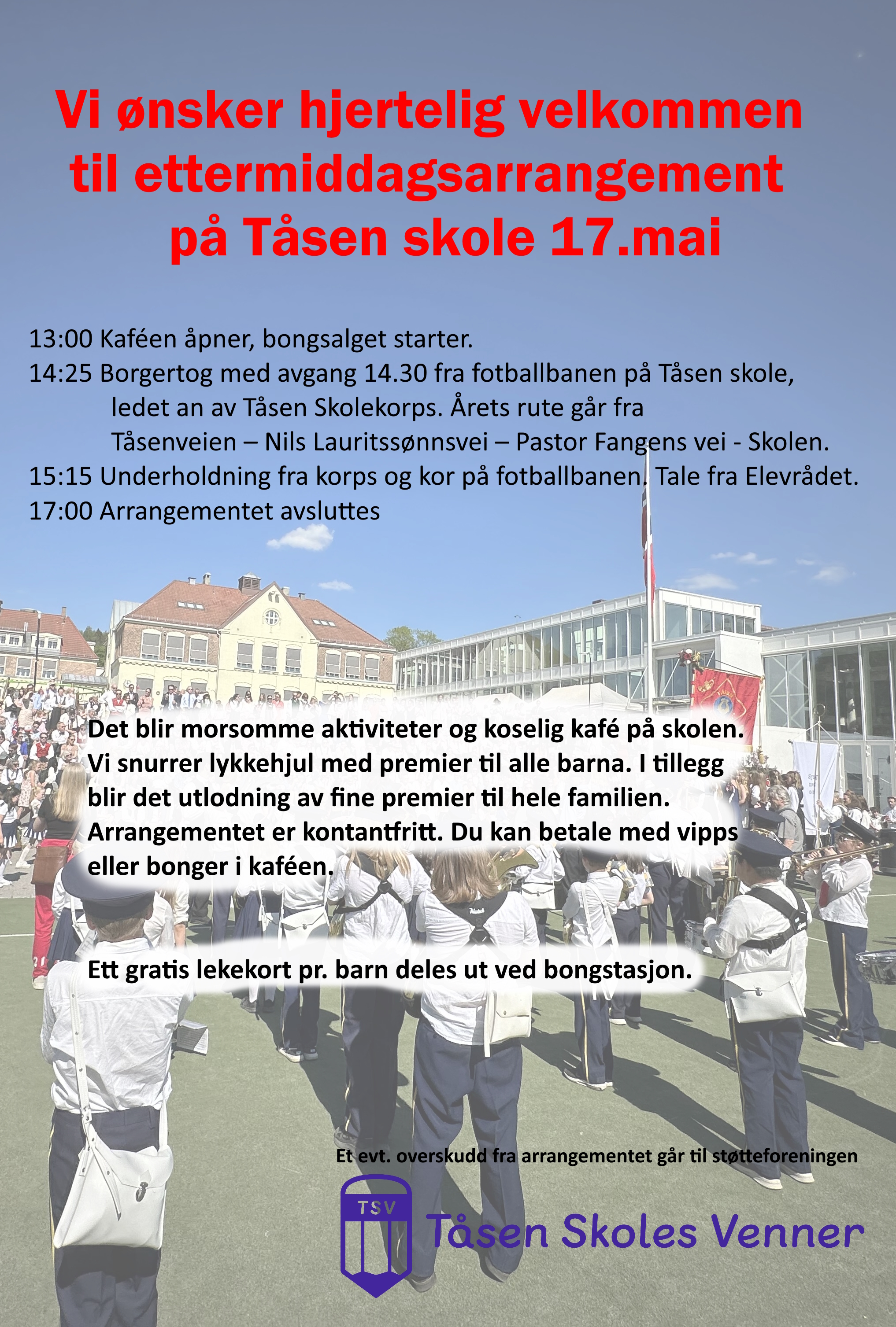 Invitasjon til 17.mai-fest TSV