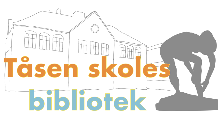 Tåsen skoles bibliotek-logo (Design: Jostein Horgen Tenmann)